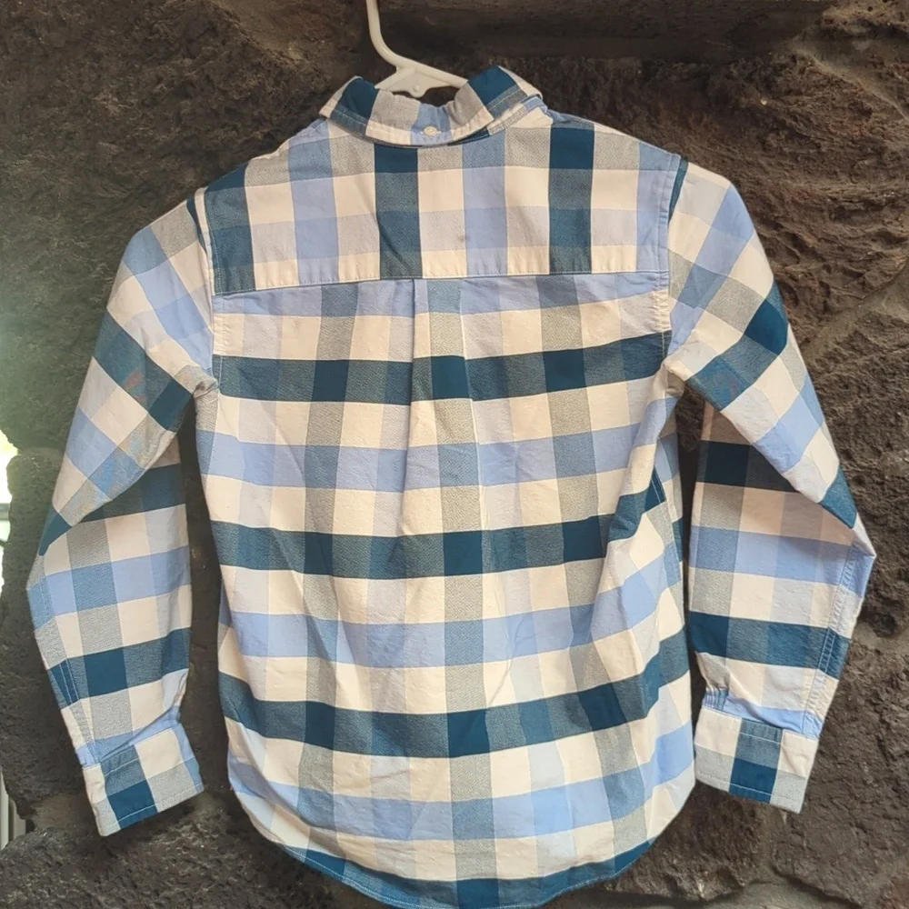Brooks Brothers Blue and White Checkered Shirt - Picture 6 of 7